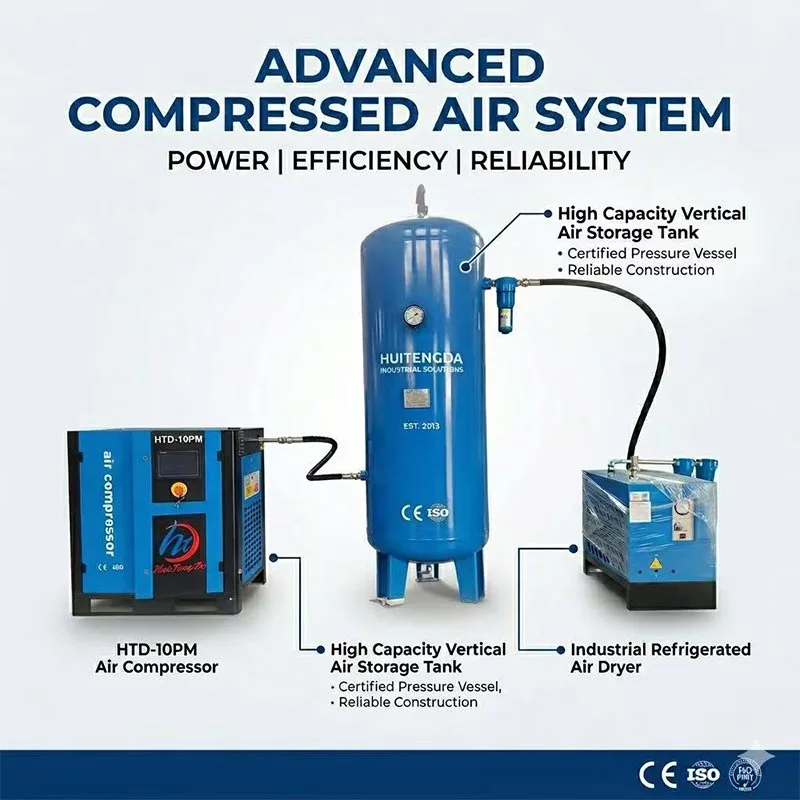 Comhbhrúiteoir Aeir 75 HP 380V 50HZ le Triomadóir Comhbhrúiteoir Aeir 75 HP 380V 50HZ le Triomadóir